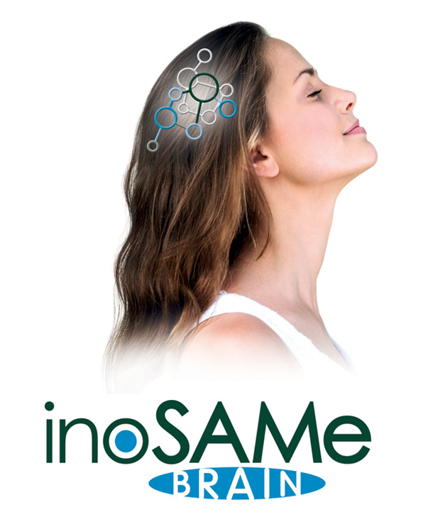 Con inoSAMe Brain sarà più semplice combattere l’umore nero, l’ansia e lo stress, grazie ai suoi componenti attivi: S-Adenosil-L-Metionina, Inositolo e Magnesio.
